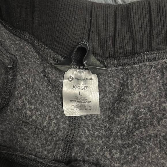 Men -Black Jogger Pants - Picture 5 of 5